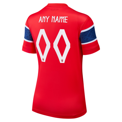Norway National Team Women's 2026 Home Stadium Replica Custom Jersey - Red