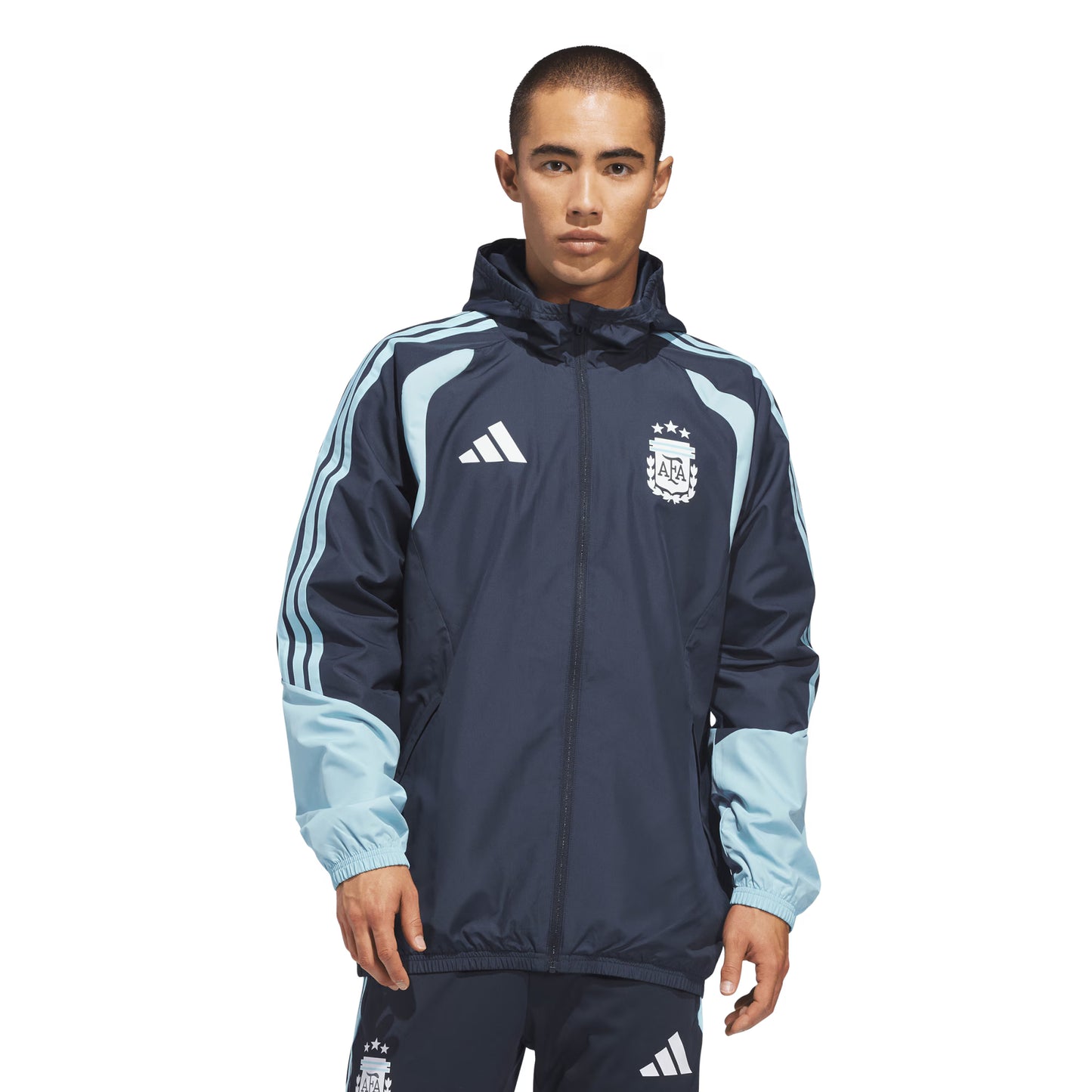 Argentina National Team 2026  Tiro All Weather Full-Zip Jacket - Navy