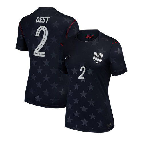 Sergiño Dest USMNT Women's 2026/27 Away Stadium Replica Jersey - Blue