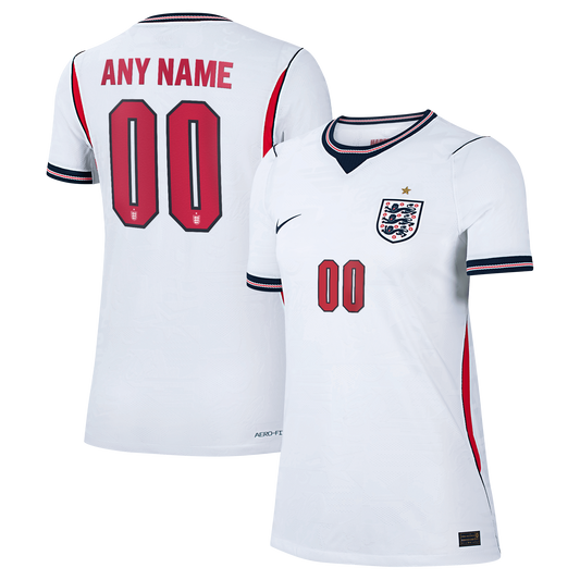 England National Team Women's 2026 Home Match Custom Jersey - White