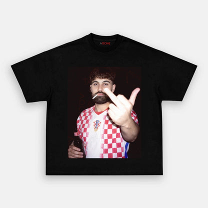 Croatia Football Style Tee