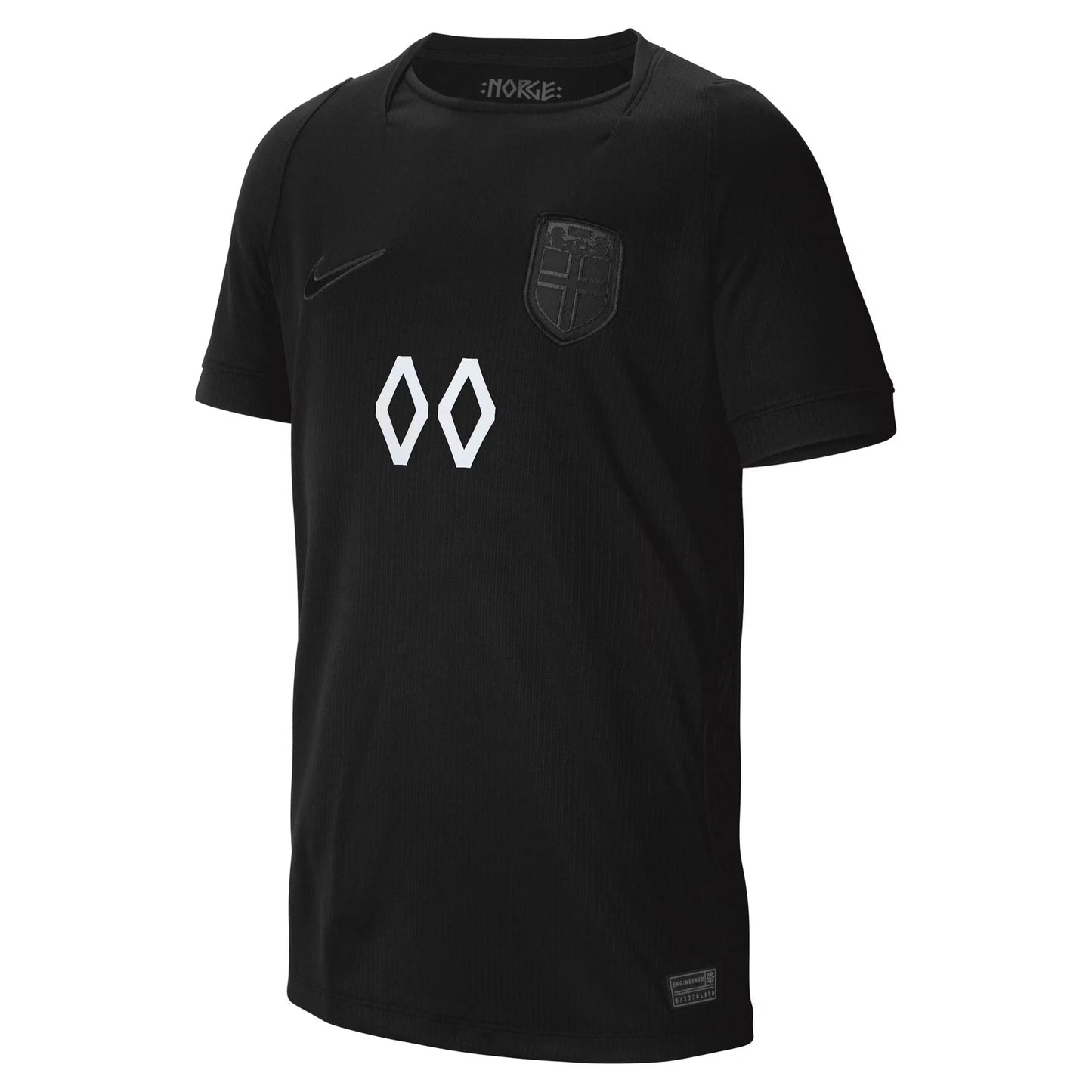 Norway National Team Youth 2026 Away Stadium Replica Custom Jersey - Black