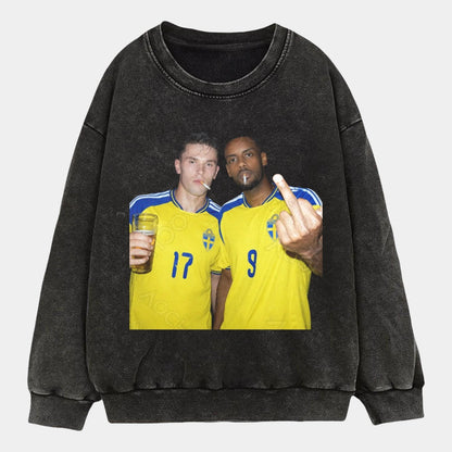 Sweden Football Style Tee 2.9