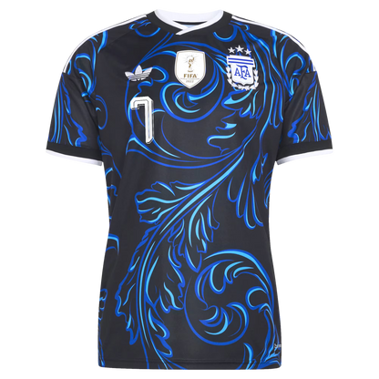 Rodrigo De Paul Argentina National Team 2026 Away Replica Jersey - Black