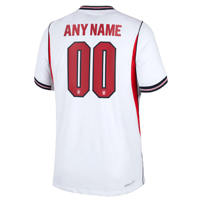 England National Team 2026 Home Match Custom Jersey - White