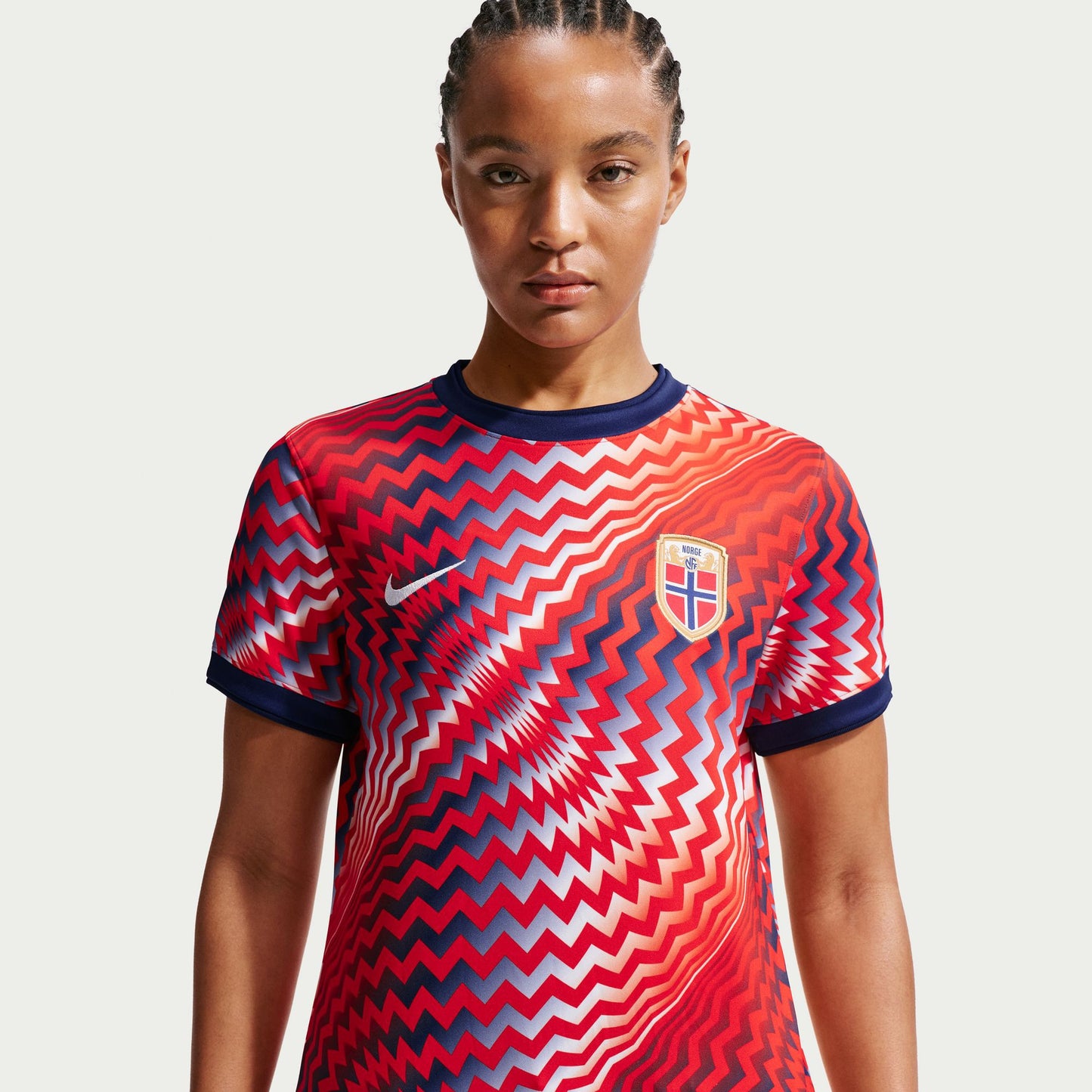Norway National Team Women's 2026 Pre-Match Top - Red