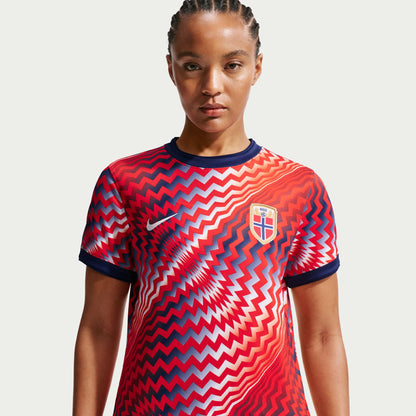 Norway National Team Women's 2026 Pre-Match Top - Red