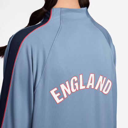England National Team Youth 2026 Strike Dri-FIT Long Sleeve Quarter-Zip Drill Top - Blue