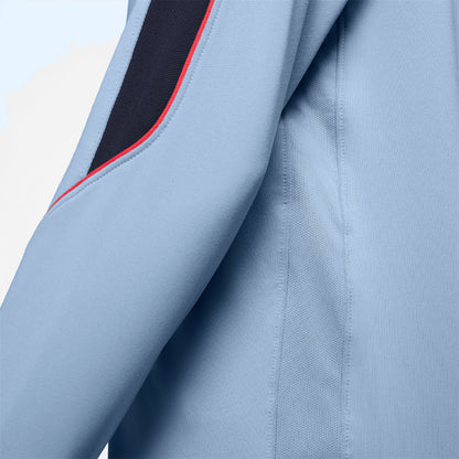 England National Team Youth 2026 Strike Dri-FIT Long Sleeve Quarter-Zip Drill Top - Blue