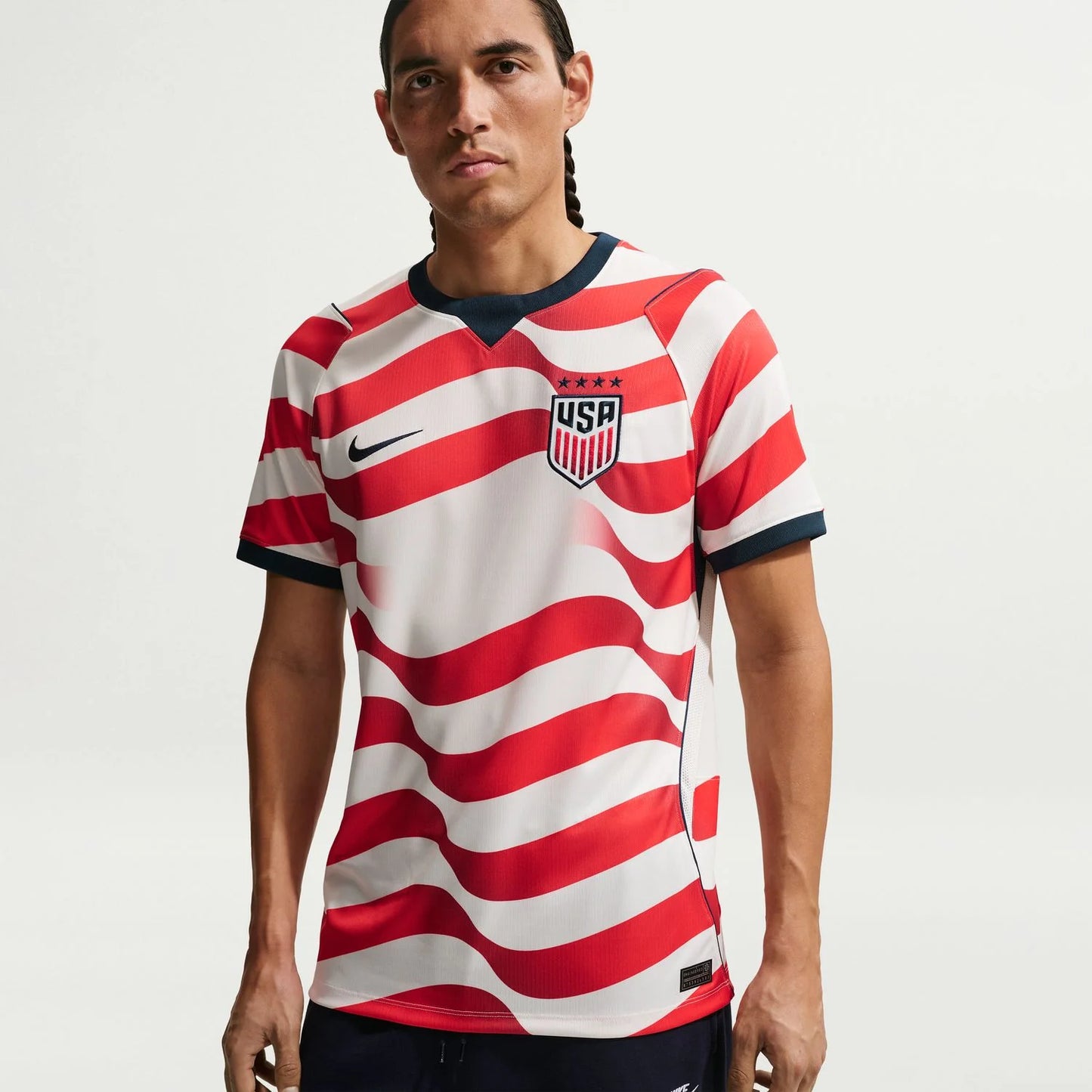 Men's USWNT 2026 Custom Home Stadium Jersey - Stripes