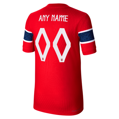 Norway National Team Youth 2026 Home Match Custom Jersey - Red