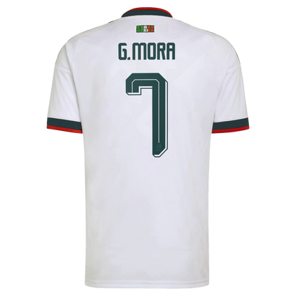 Gilberto Mora Mexico National Team 2026  Away Replica Jersey - White