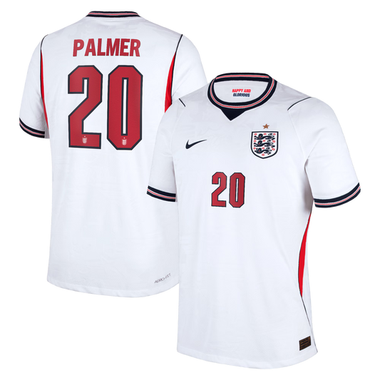 Cole Palmer England National Team 2026 Home Match Jersey - White