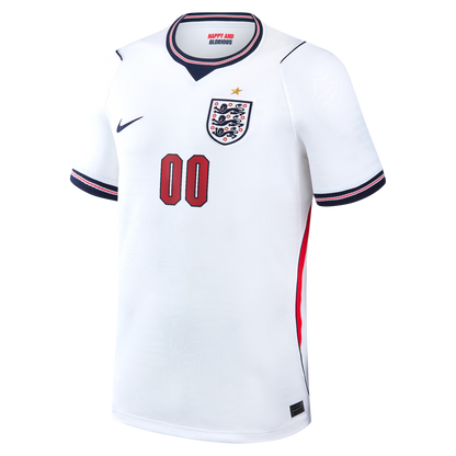 England National Team 2026 Home Stadium Replica Custom Jersey - White