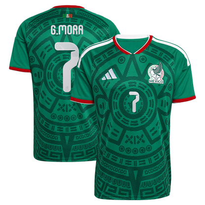 Gilberto Mora Mexico National Team 2026  Home Replica Jersey - Green
