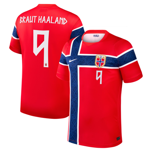Erling Haaland Norway National Team 2026 Home Stadium Replica Jersey - Red