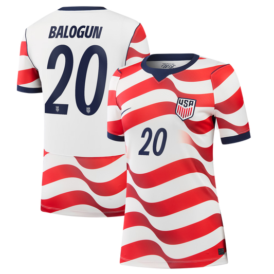 Folarin Balogun USMNT Women's 2026 Home Stadium Replica Jersey - White
