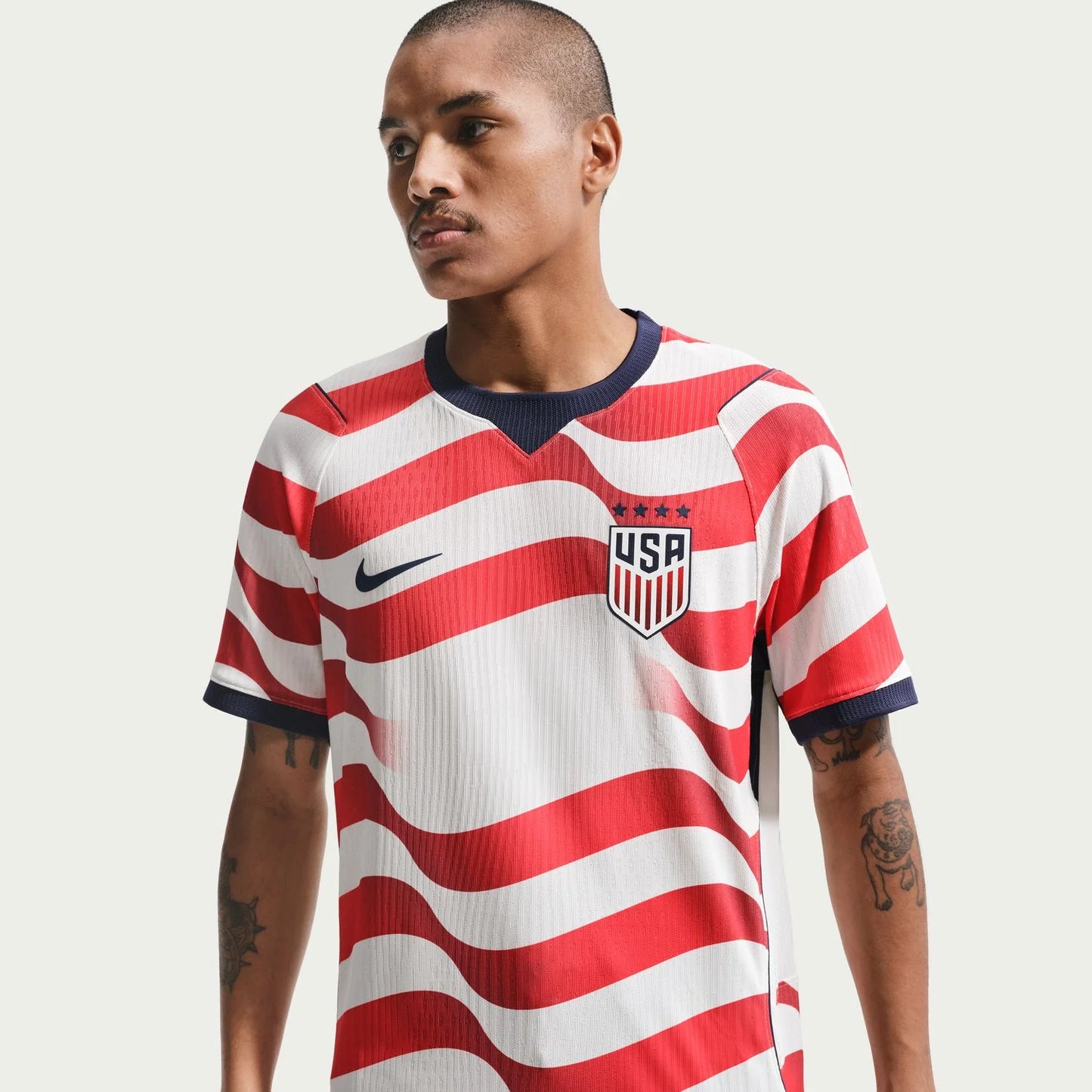 Men's USWNT 2026 Custom Home Match Jersey - Stripes
