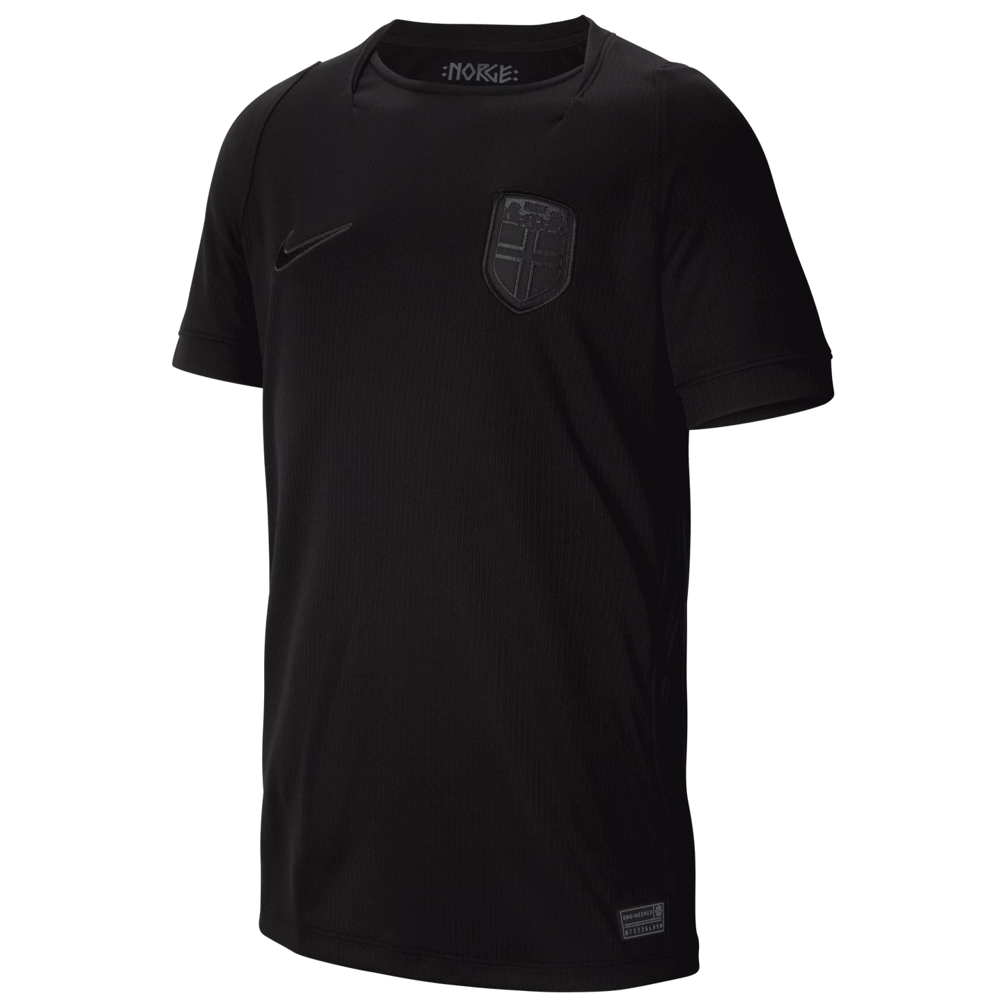 Norway National Team Youth 2026 Away Stadium Replica Jersey - Black