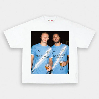 Erling Haaland ＆ Rayan Cherki Tee 2.0