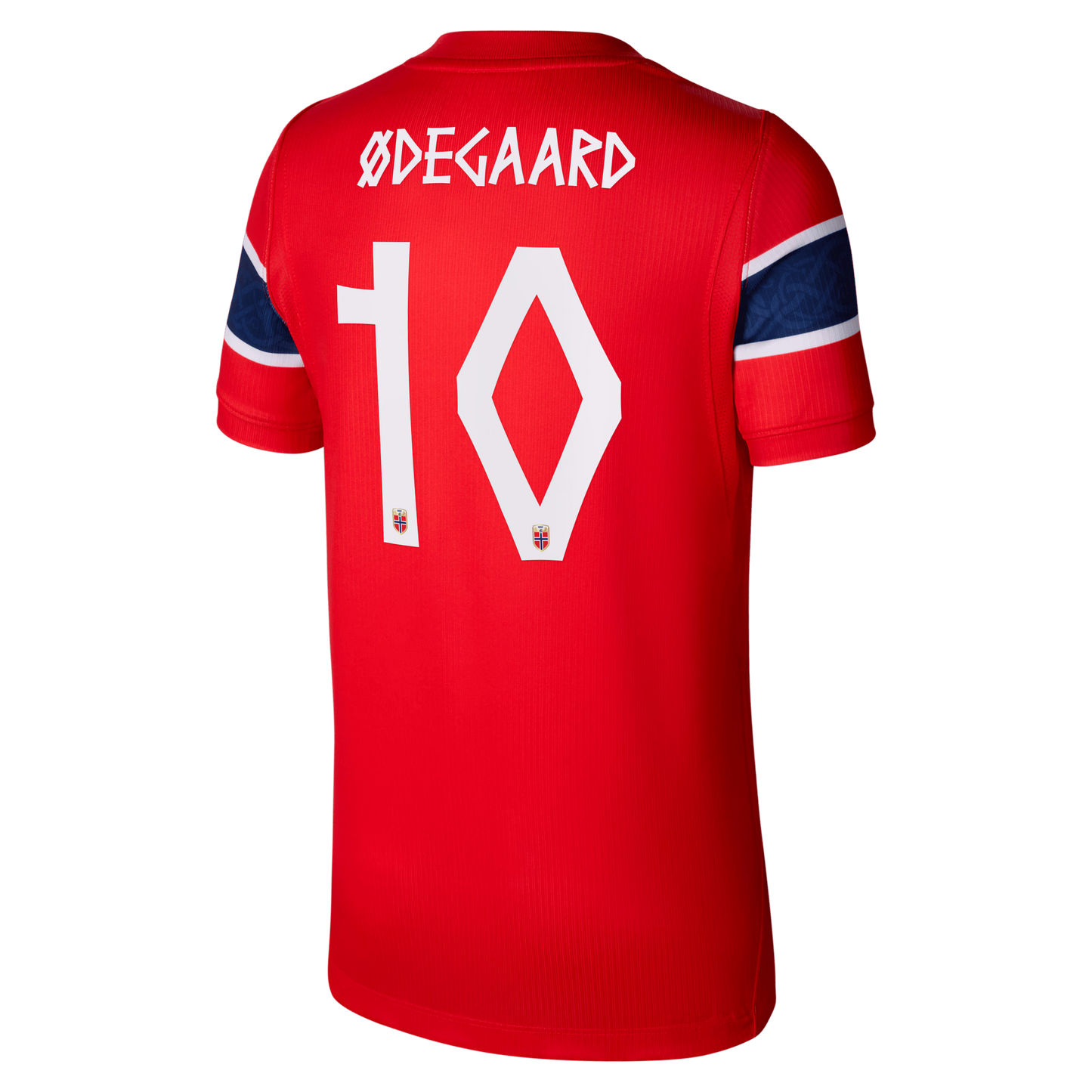 Martin Ødegaard Norway National Team Youth 2026 Home Stadium Replica Jersey - Red