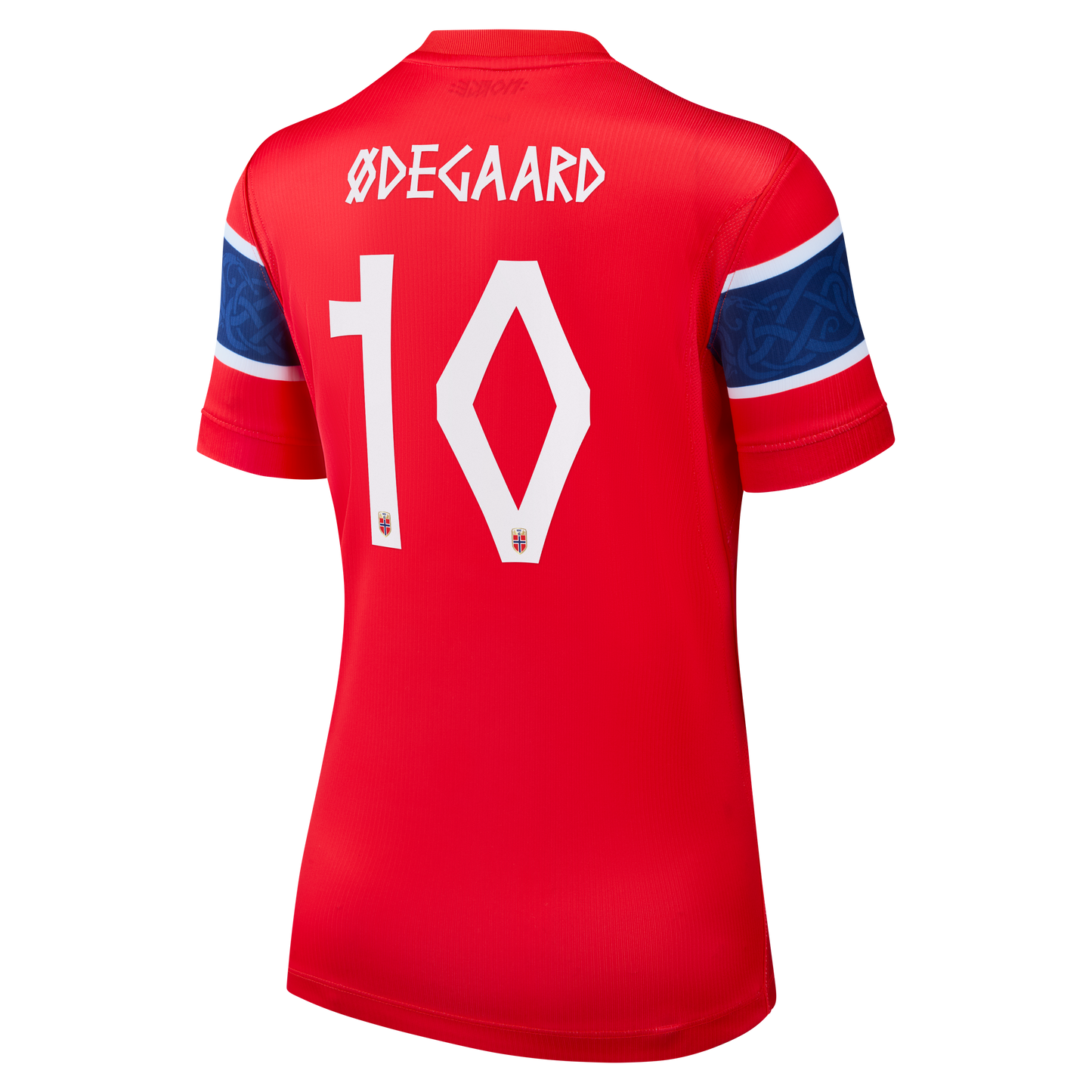 Martin Ødegaard Norway National Team Women's 2026 Home Stadium Replica Jersey - Red