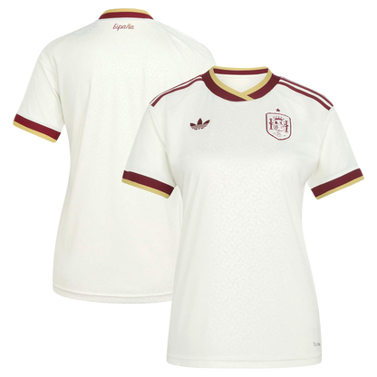 Spain National Team Women's 2026 Away Replica Jersey - White