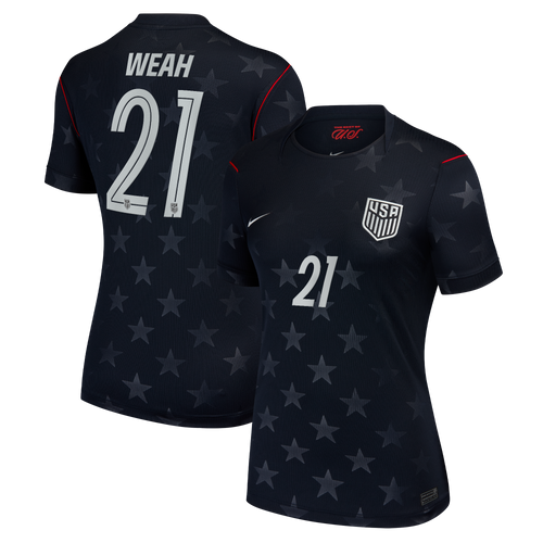 Timothy Weah USMNT Women's 2026 Away Stadium Replica Jersey - Blue