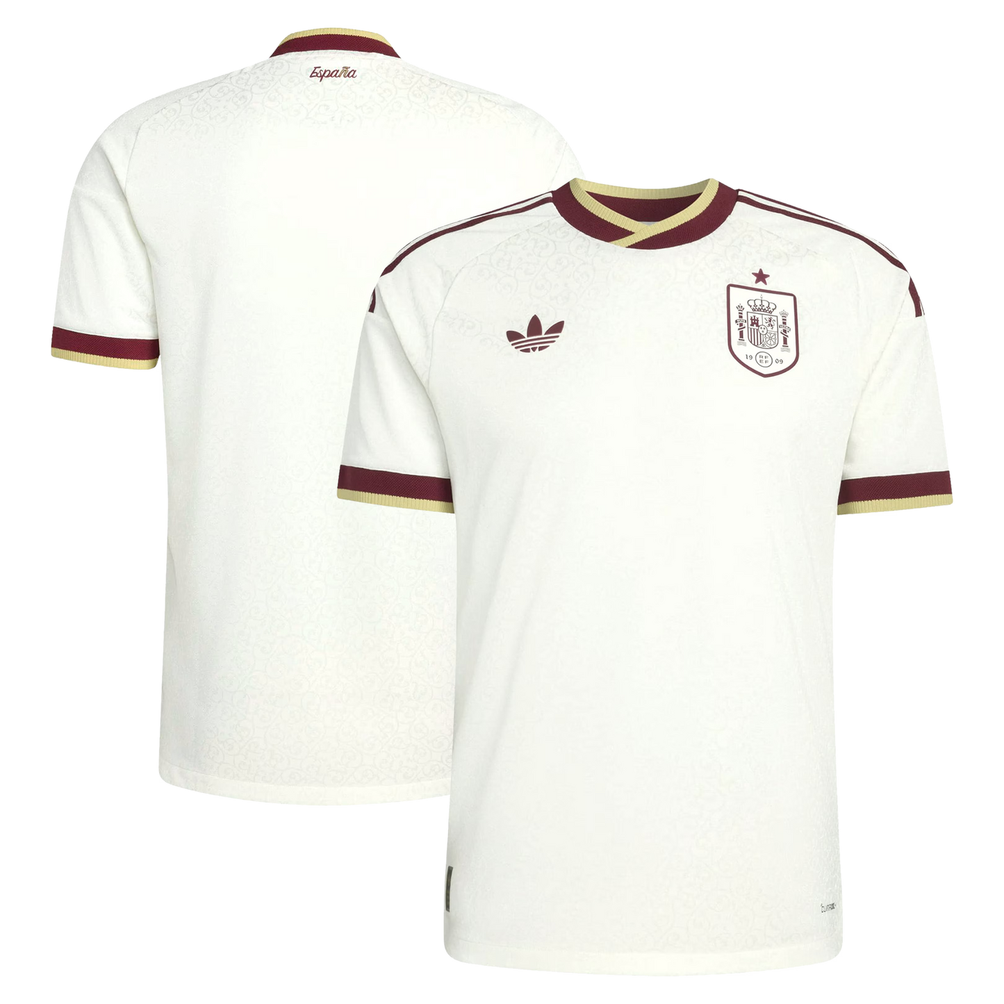 Spain National Team 2026 Away On-Field Jersey - White