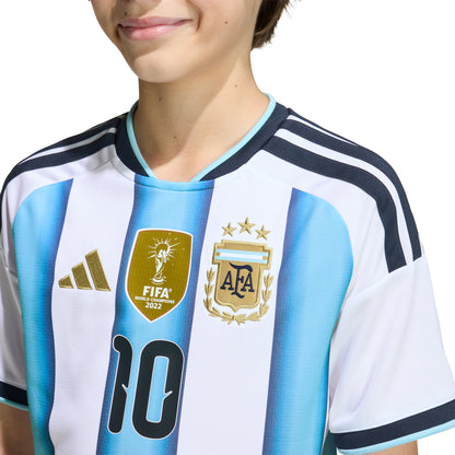 Lionel Messi Argentina National Team Youth 2026 Home Replica Jersey - White