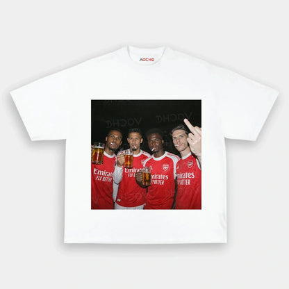 Gabriel Magalhães&William Saliba&Bukayo Saka&Declan Rice Tee 2