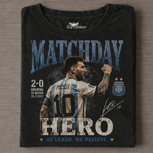 Messi 2026 Vintage TEE